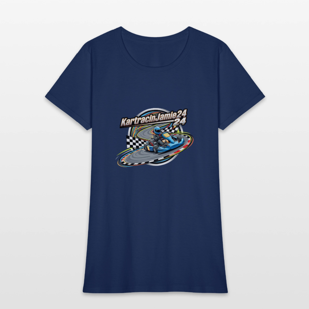 Women's T-Shirt -  blue dusk