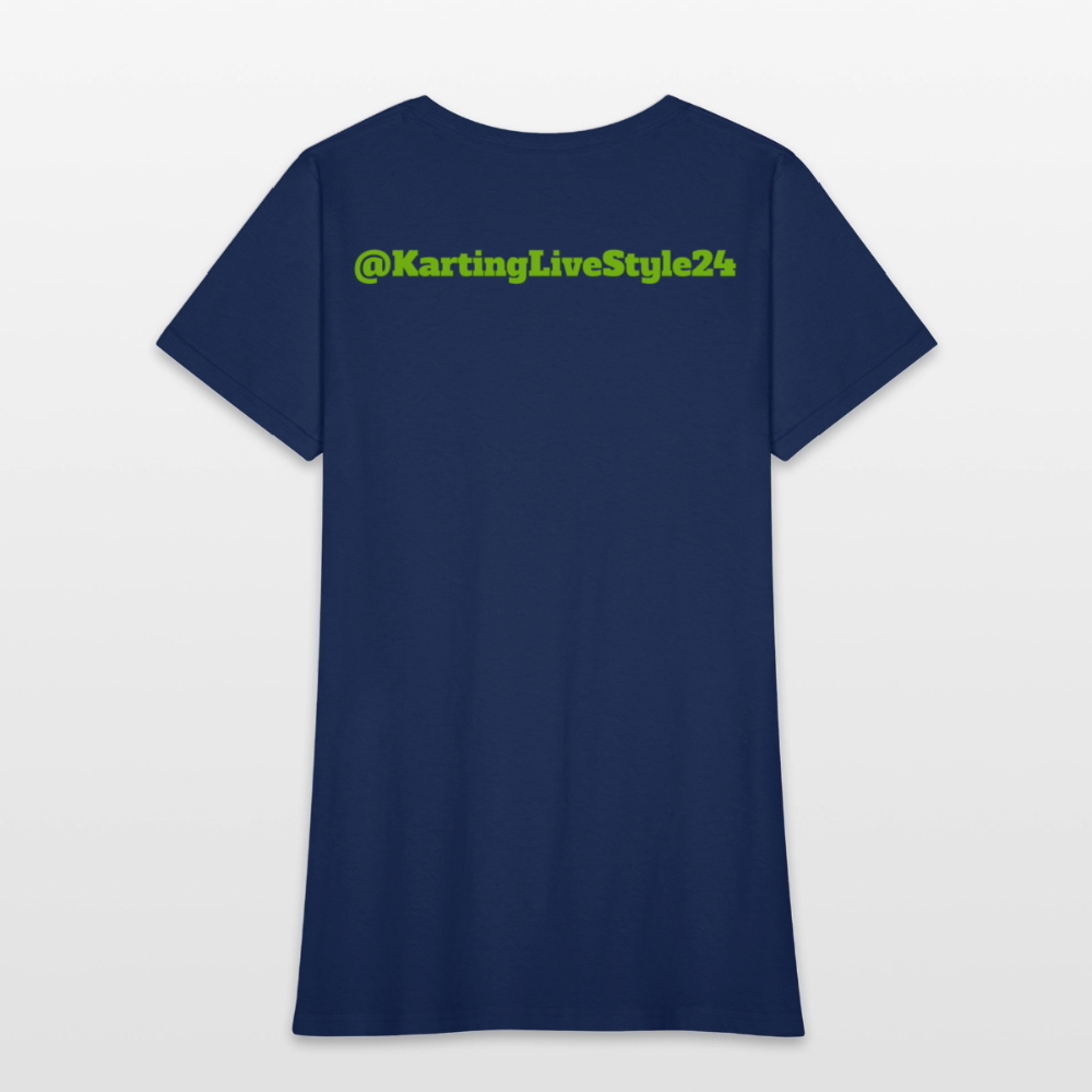 Women's T-Shirt -  blue dusk