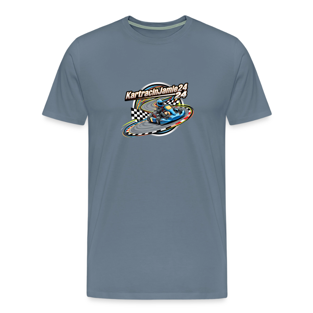 Men's Premium T-Shirt - steel blue