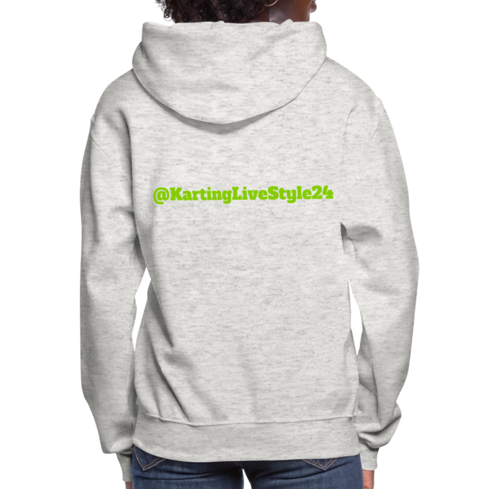 Women's Hoodie - heather oatmeal